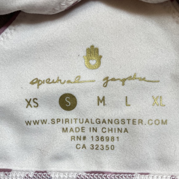 Spiritual Gangster NWOT Studio Eco Jersey T-Back Bra in size small - Picture 3 of 6